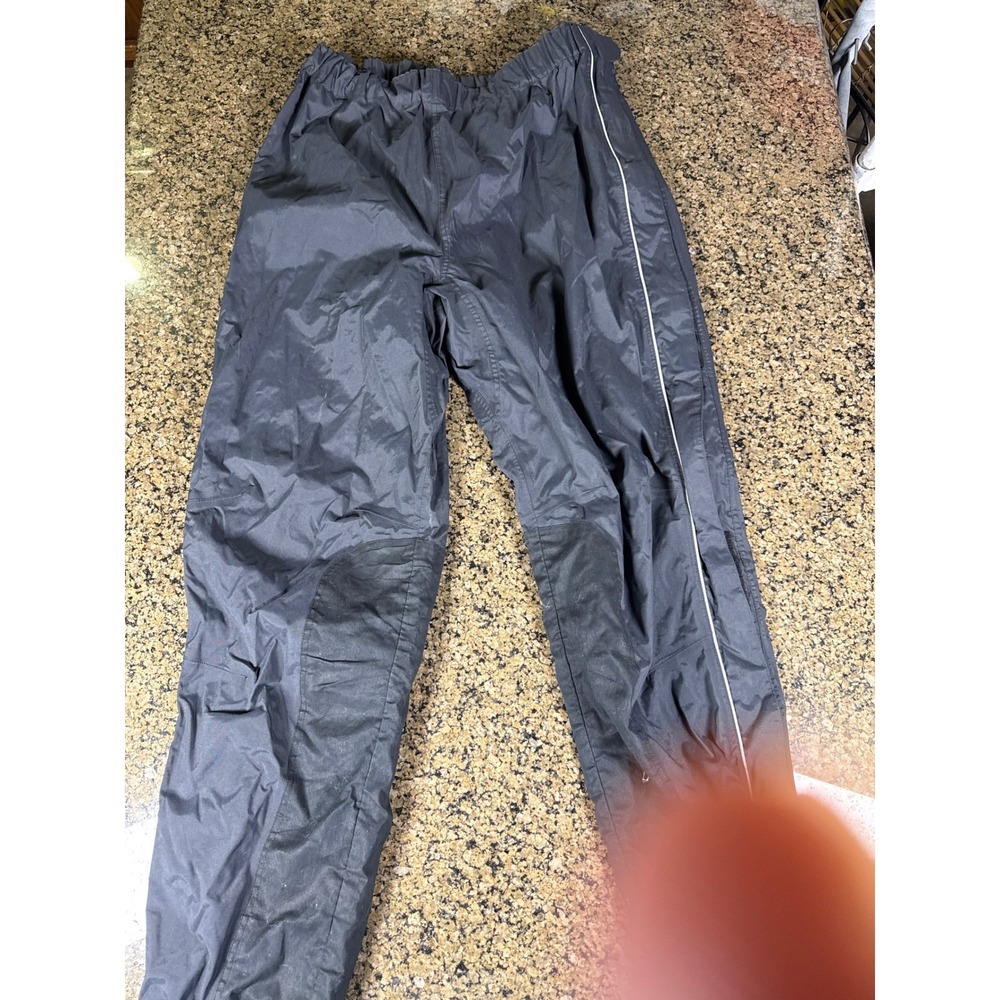 Harley-Davidson Mens XL Black Rain Riding Pants Reflective RN103819 CA03402
